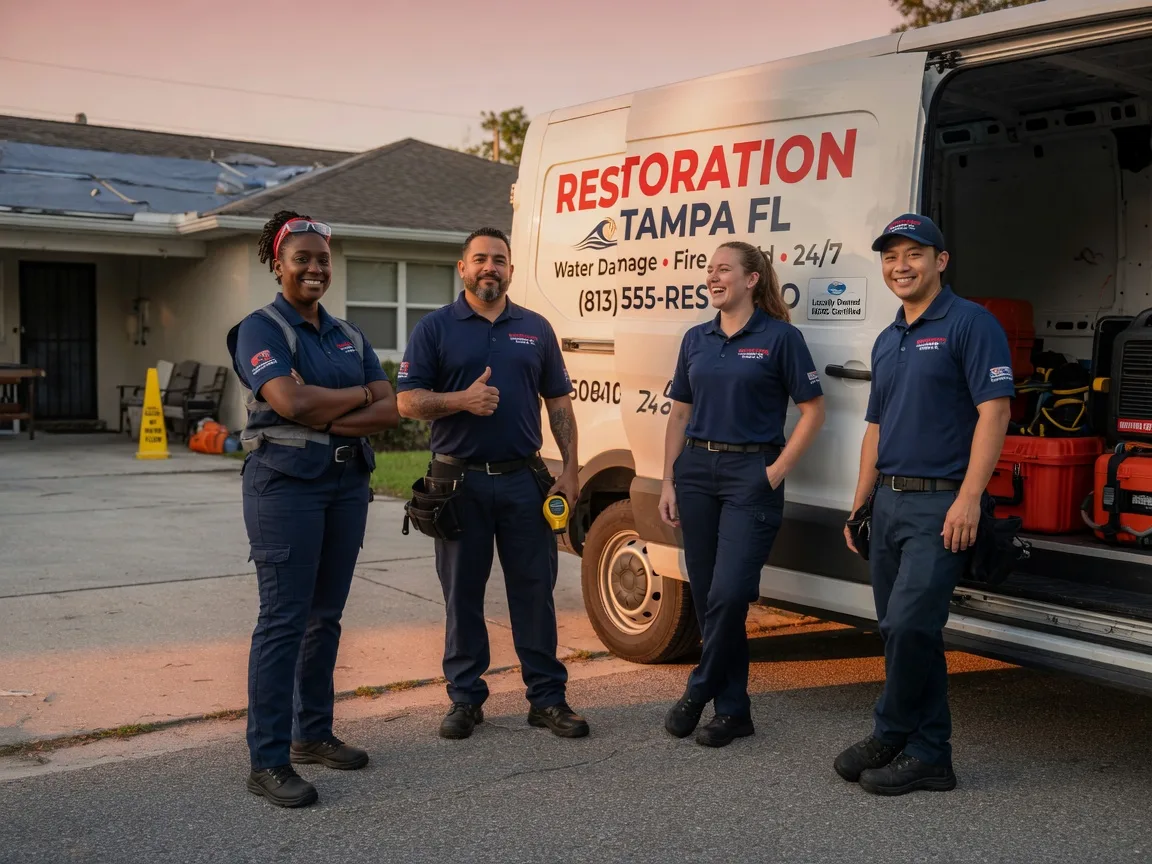 Water Damage Restoration company in Burkett, TX